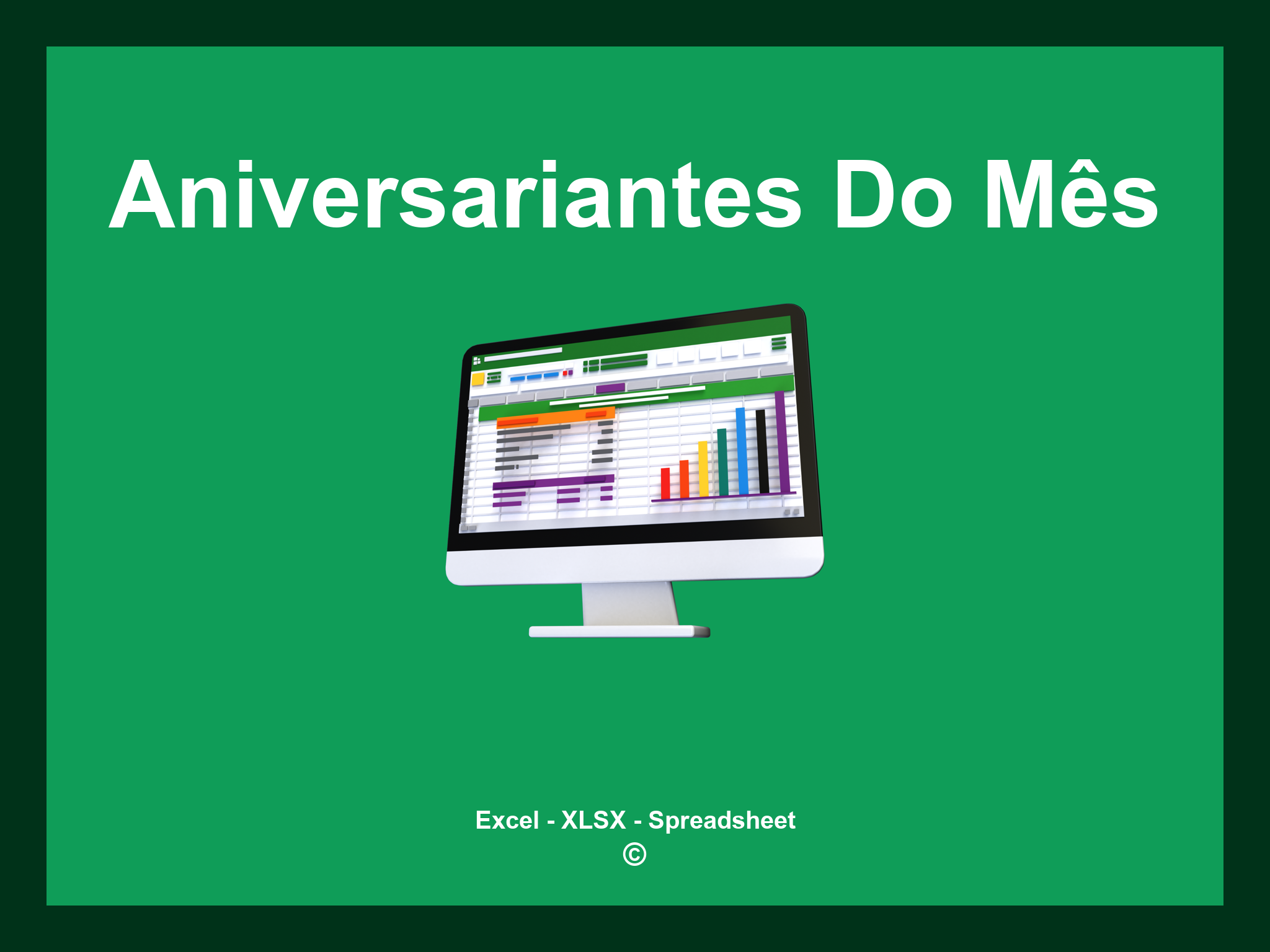 Planilha Aniversariantes Do Mês Excel