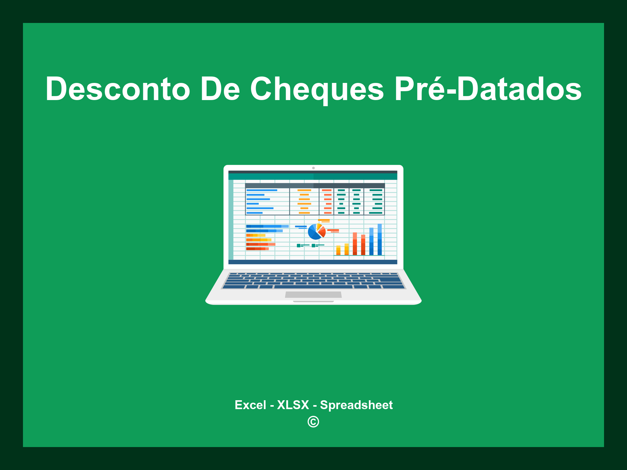 Planilha De Desconto De Cheques Pré-Datados Excel
