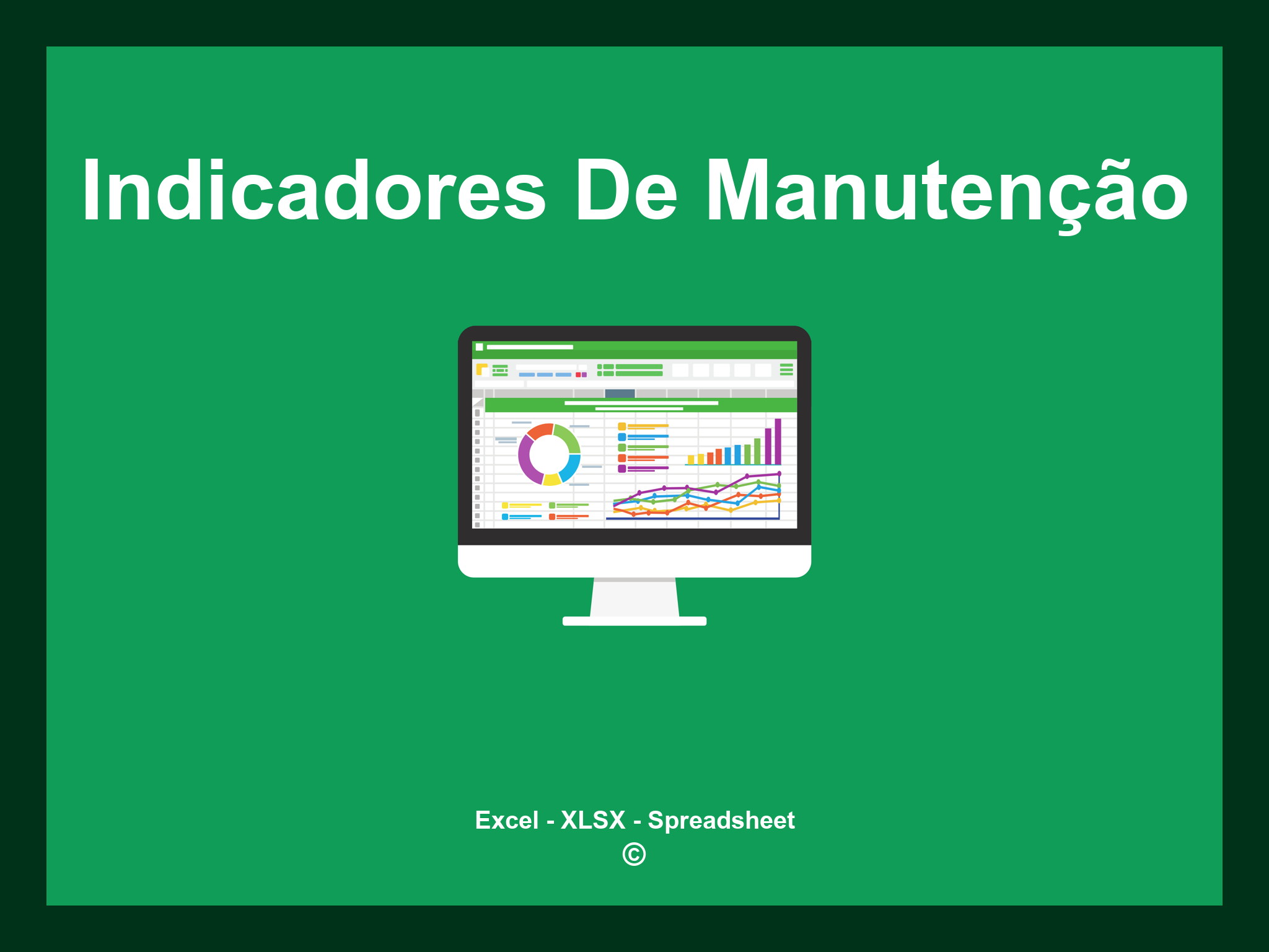 Planilha De Indicadores De Manutenção Excel